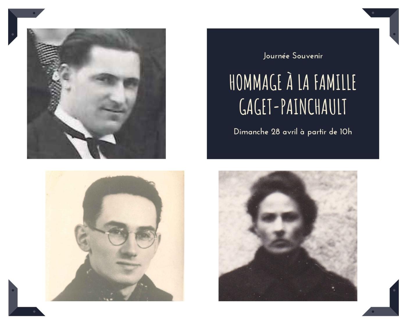 Hommage à Henri Gaget, Cécile Gaget-Painchault et Robert Painchault au Centre Culturel du Martroi 